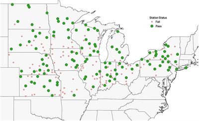 Trends in Quality Controlled Precipitation Indicators in the United States Midwest and Great Lakes Region